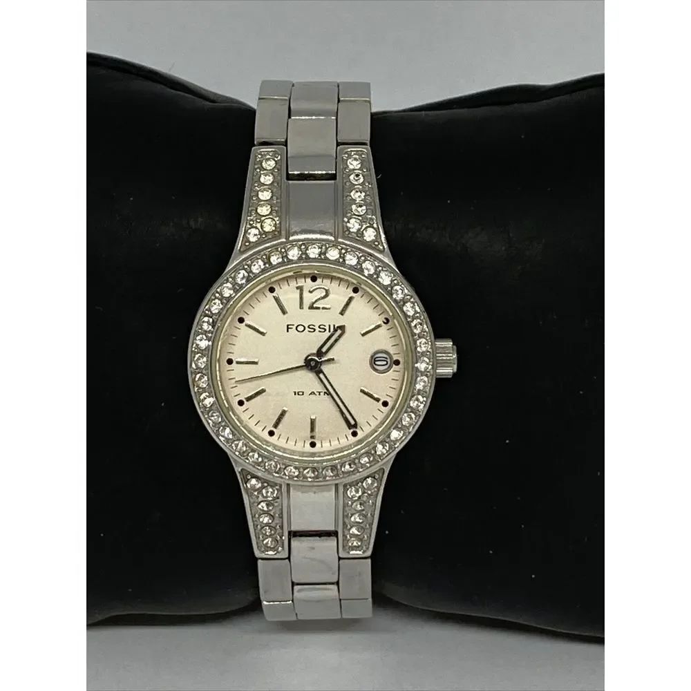 Fossil Colleague AM4191 Women's Stainless Steel Analog Dial Quartz Watch LP431